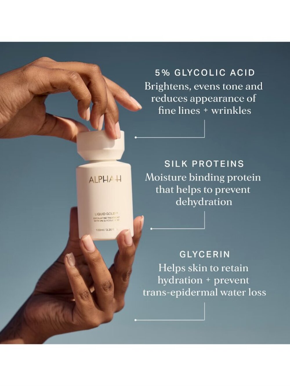 Alpha-H Liquid Gold Exfoliating Treatment with 5% Glycolic Acid - Picture 5 of 7